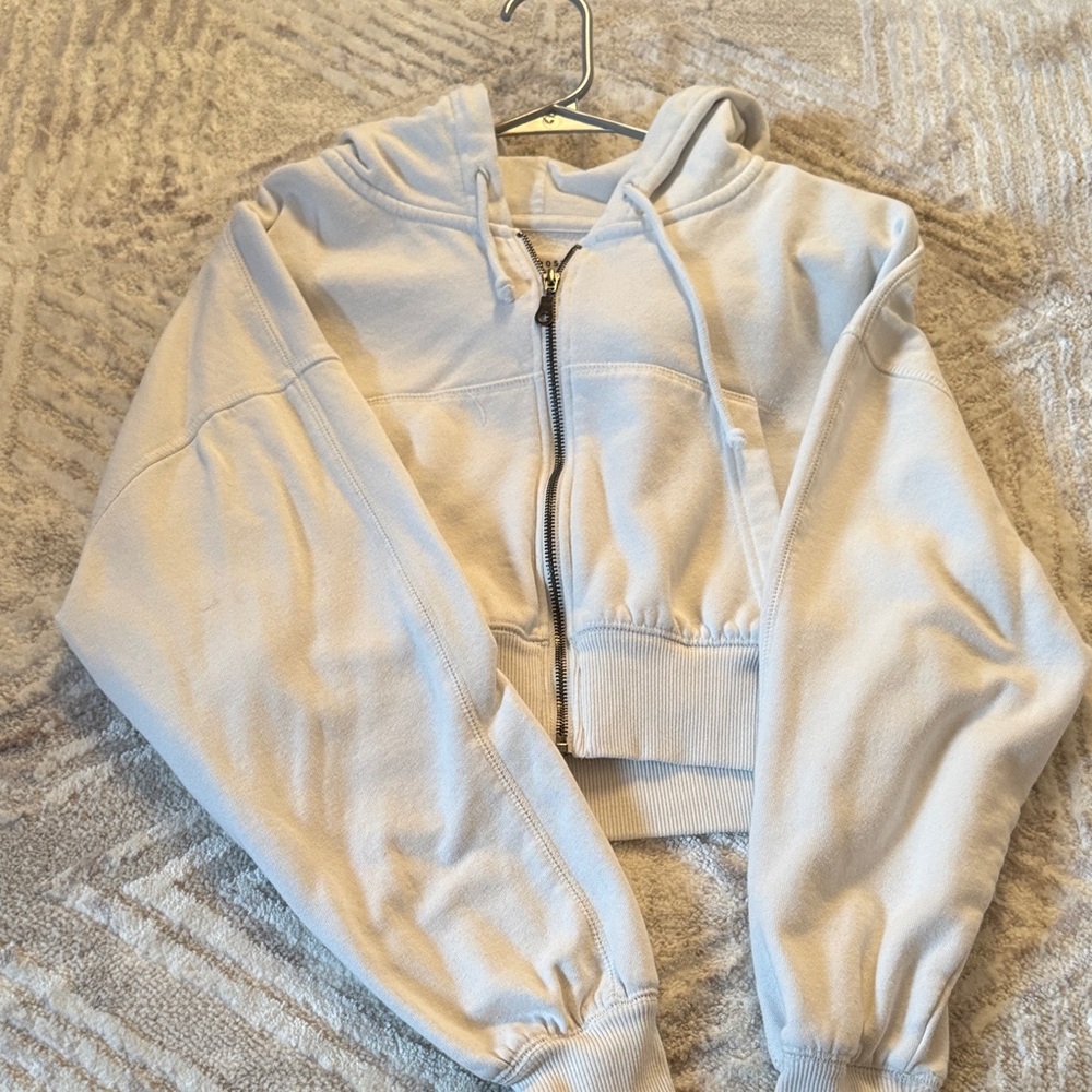 Aeropostale Cream Fleece Hoodie
